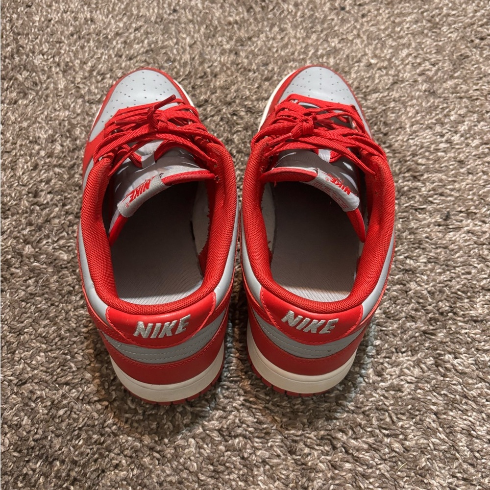 Nike Dunk Low ‘UNLV’ Red Grey Sneakers Size 11